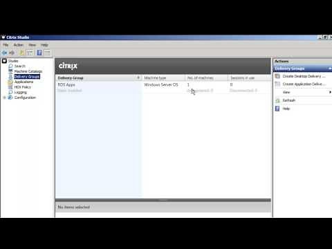 Citrix : Publishing Server and Desktop Application with Exaclibur