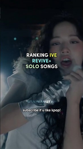Ranking IVE solo songs #ive #staybangtan #revive_plus
