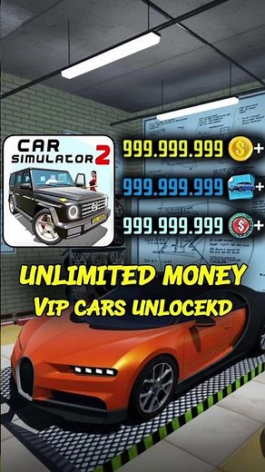 Unlimited Coins, Blueprints & ALL Cars Unlocked in Car Simulator 2 #carsimulator2