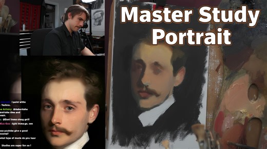 Exploring Sargent’s portrait technique through a full painting demonstration