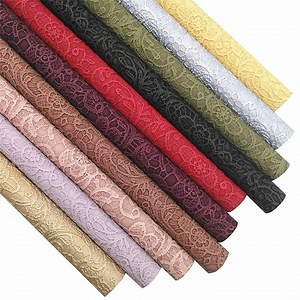 Lace Floral Embossed Faux Leather: Handbag Accessories & Crafts (30X134CM) - Etsy