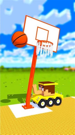 Tank Basketball Game: Alex vs Steve - Minecraft Animation #minecraft #steve #alex