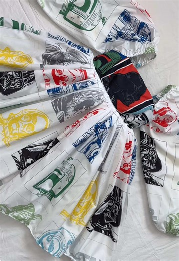 me 🤝 every star wars bedsheet ever made #starwars #bedsheets #upcycle #reworked #thriftflip
