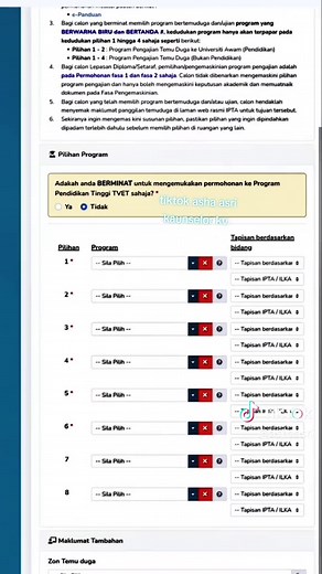 Tutorial Isi Borang Permohonan UPU Online 2026