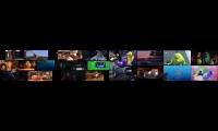 Mix of 4 videos from youtube : All 22 Pixar Movies at Once