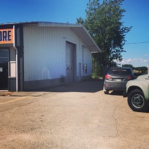 Check out our vintage grain truck at our Farmery craft beer store! Full of beer, t-shirts, hats, glassware, coasters, hoodies, tin tacked signs and much more!! | Farmery Brewery