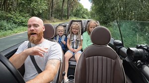 Fitting three child seats in a Mini Cooper convertible