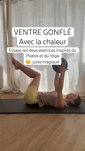 Retrouve un Ventre plus Plat, grâce à ces deux exercices #pilates #yoga