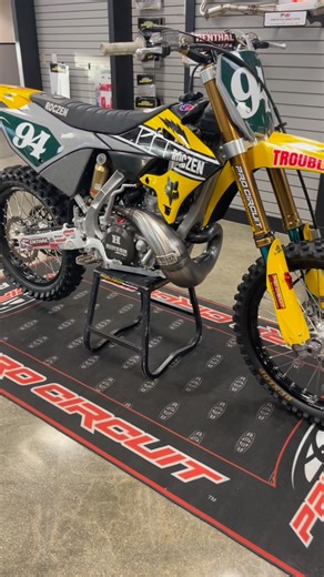 dirtbikemag on Instagram: "Anywhere else in the world this YZ250 2-Stroke would stand out, but in the @procircuit78 showroom it’s just another used race bike. #dirt #dirtbike #magazine #news #offroad #media #print #video #adventure #outdoors #racing #testing #motocross #supercross #motorcycle #projectbike #2-Stroke"