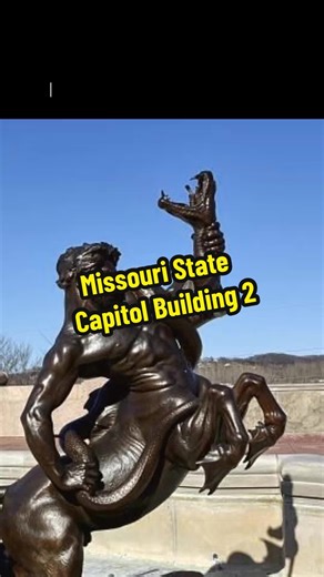 The Missouri State Capitol Building located in Jefferson City, Missouri. #bestplacestovisit #travel #oldarchitecture #statecapitol #unitedstates