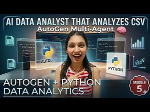 I Built an AI Data Analyst That Analyzes CSV 🤯 | AutoGen + Python (Full Project)