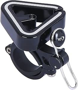 N+1 Triangle Classic Bike Bell- Aluminum Alloy Bicycle Bell for Road Bikes or Mountain Bikes, Fits 22-25mm (0.87”-1” Inch) Handlebars