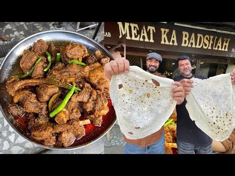 1KG Bundelkhandi mutton korma Recipe साथ में Rumali roti ka baap Maada | Jhansi food tour