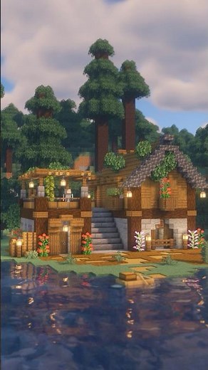 Minecraft spruce survival house….full tutorial on yt