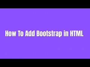 How to Link Bootstrap 5 to HTML (Easiest Way - 2026)