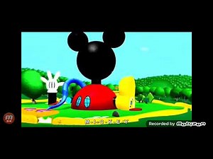 Mickey Mouse clubhouse theme song.