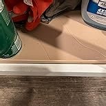 Heavy Duty Silicone Under Sink Mats for Kitchen Waterproof 31" x 22", Extra Thick Under Sink Rubber Mat Drip Tray, Raised Edge Under Sink Liner,Prevent Drips, Leaks, Spills,Taupe