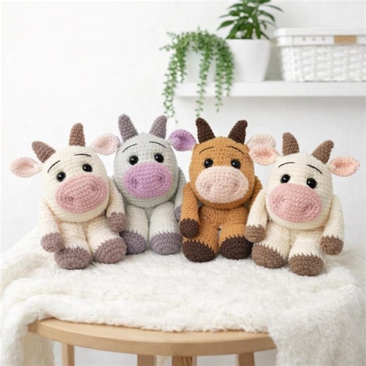 Bull Crochet Pattern PDF | Amigurumi Bull Toy Pattern | Crochet Animal Plush Pattern | Cute Bull Amigurumi Toy | Crochet Bull Pattern - Etsy