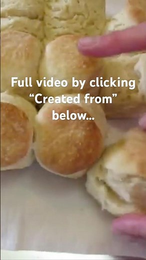 ANGEL BISCUITS 😋 So FLAKY 😍 #food #baking #homemade #bread #recipe #shorts