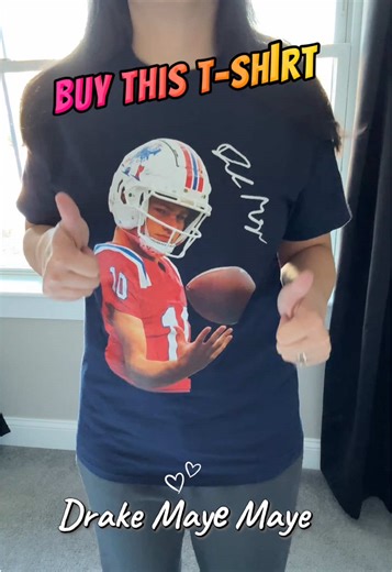 Drake Maye Graphic T-Shirt AFC Champions New England Patriots Patriots vs. Broncos NFL Drake Maye Maye Let's GO PATRIOTS #drakemaye #patriots #nflmerch #graphictee #tiktokshop