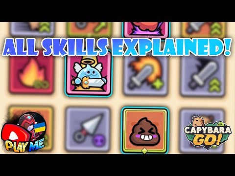 ALL SKILLS EXPLAINED in Capybara Go! – Full List of Skills, Update 1.0.7