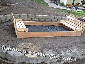 Landscaping: Build a sandbox yourself - explained step by step | 2025