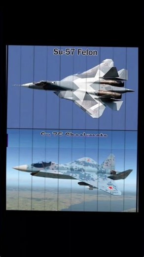 Russia's Stealth Duo: Su-57 Felon vs. Su-75 Checkmate | 5th Gen Fighter Comparison|#comparison