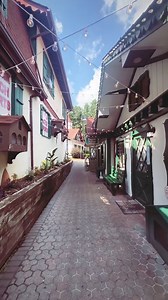 A storybook Alpine Bavarian Village just an hour and a half north of Atlanta, make plans to stroll amid the cobblestone pathways and gingerbread-laced buildings of #AlpineHelenGA. | Alpine Helen · White County Convention & Visitors Bureau