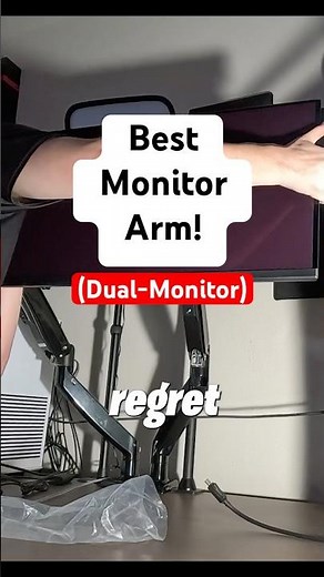The Best Monitor Mount for Gaming! (Ft. Huanuo)