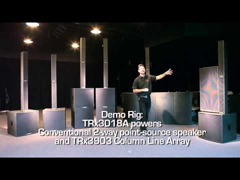 Carvin Audio TRC Column Line Array Demo TRx3903