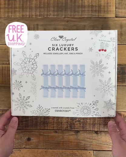 The only Crackers in the UK with Swarovski Crystal Gifts inside #swarovski #swarovskicrystals #christmas #christmascrackers #xmas #jewellery #jewelry #luxury #luxurylife #crystals #swarovskinails #familytime #christmascracker #xmascracker #familychristmas #family #familyfun