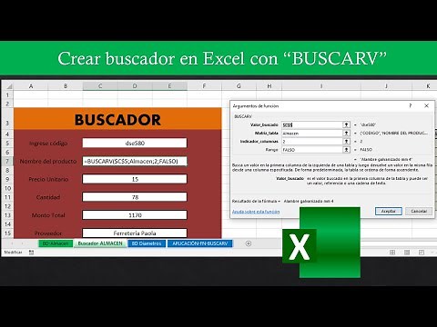 Create a search function in Excel using the VLOOKUP function