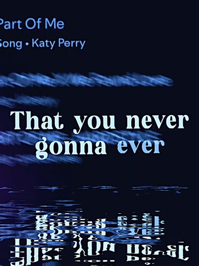 Part of Me lyrics — aesthetic song with lyric