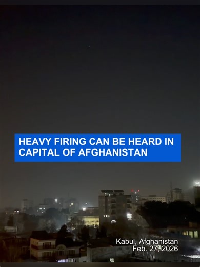 Heavy firing can be heard in capital of #Afghanistan Afghanistan forces began border clashes with #Pakistani forces on Thursday night. Residents in #Kabul reported hearing aircraft and loud blasts across the city around 2 a.m. local time on Friday. The Afghan Ministry of Defense said its forces killed 55 Pakistani soldiers and seized dozens of pieces of Pakistani military equipment during the operations. Eight Afghan security personnel were killed and 11 others were wounded during the clashes.