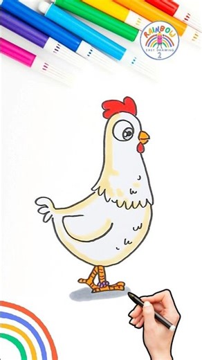 Draw Chickaletta PAW Patrol Easy | Draw PAW Patrol Tutorial 🌈 🐶 #short #pawpatrol #drawing #viral