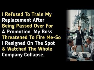 I Refused To Train My Replacement After Being Passed Over For A Promotion. My Boss Threatened To Fir