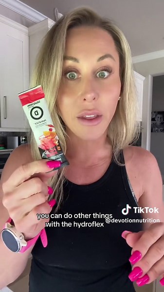 HydroFlex are just flavor enhancers for your water. They include some vitamins and hydration and taste delicious! #watergoals #hydration #devotionnutrition