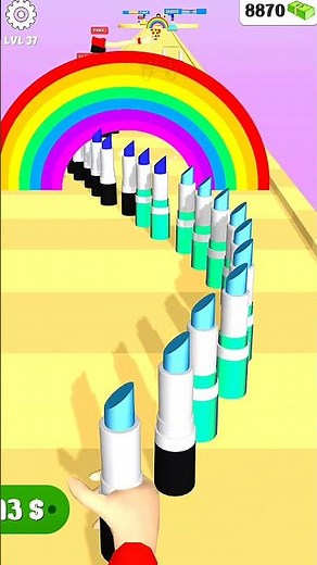 Lipstick💄 Stack Master 37 #shorts #games #viral