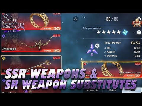 [Solo Leveling: Arise] - How to get SSR WEAPONS & WHICH SR weapons are BEST for SSR Hunters!
