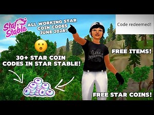 All Working Sso Codes In Star Stable June 2024! Free Star Coins & Items In Sso!😱 #sso #starstable