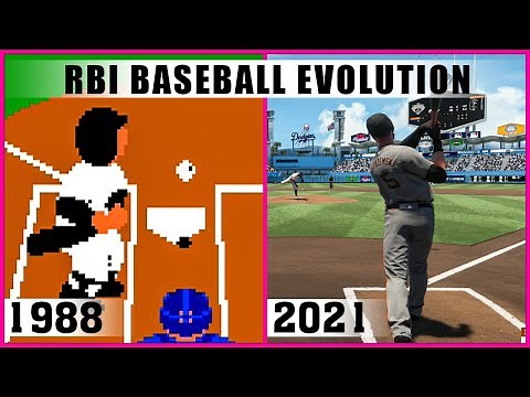 RBI BASEBALL evolution [1988 - 2021]