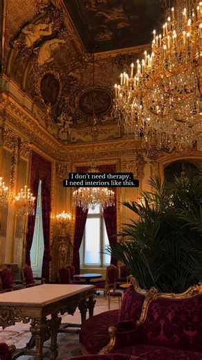 All I know is: Put me in an opera house or a 19th-century salon and I become 12% more composed. Architectural therapy. Highly recommended. #LuxuryTravel #HistoricInteriors #EuropeanArchitecture #PalaceAesthetic #OperaHouse