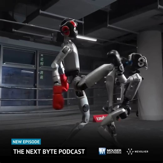 In this The Next Byte Podcast episode, we explore the engineering behind Unitree’s newest boxing robot demo, the history of humanoid robots, and why robotics might create a new F1-esque sport in the combat sports realm. This podcast is sponsored by Mouser Electronics. Listen now: https://the-next-byte-wevolver.simplecast.com/episodes/humanoid-robots-can-now-punch-whats-next #humanoid #robotics #engineering #robotis #sports | Wevolver.com