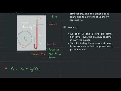 02 F1 E1 Open Tube Manometer