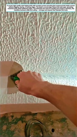 🧱 Perfect Corner Finish — Drywall Skim Coat Trick!