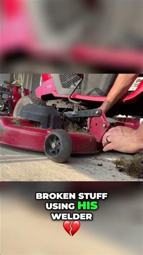 DIY Mower Deck Repair: No Weld Bracket Fix! #shorts