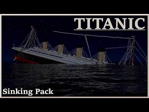Minecraft Titanic sinking - Map Package + Download