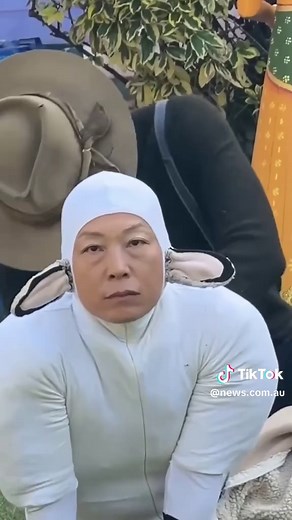 Human sheep ‘sheared’ in bizarre live performance