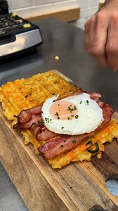 20K views · 67 reactions | Tater Tots Breakfast Waffle! Start your day the crispy way with this breakfast recipe 劉 | Chefclub New Zealand | Facebook