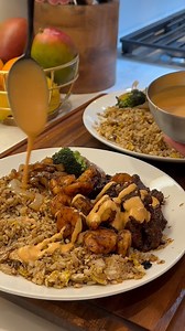 111K views · 65K reactions | Steak & shrimp hibachi date night at home 數‍ Drink: Smoked Sage Paloma Appetizer: Thai Chili Pepper Jack Wontons Sauces: Homemade Teriyaki + Spicy Yum Yum #vlog #cookingvlog #outdoorcooking #hibachi #explorepage #lifestylevlog #explorepage #backpatio #blackstone #backyardvibes | Tylergrowthlife | Facebook